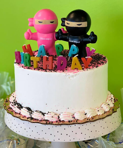 Code Ninjas Birthday Cake